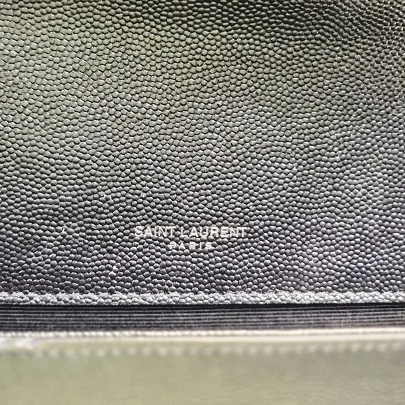 Yves Saint Laurent Black Leather Shoulder Bag - Picture 4 of 9